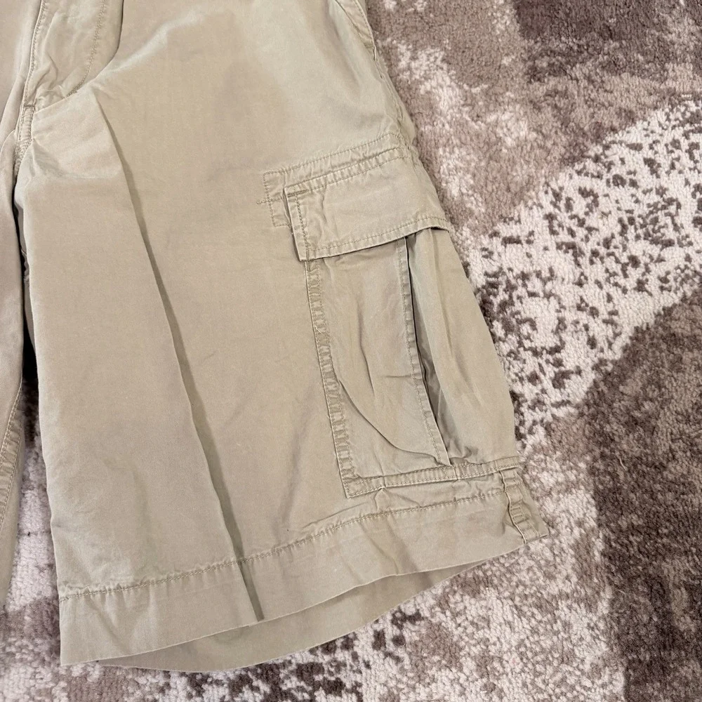 VTG‎ Y2K Polo Jeans Co Ralph Lauren Military Style Baggy Cargo Shorts 33 Grunge